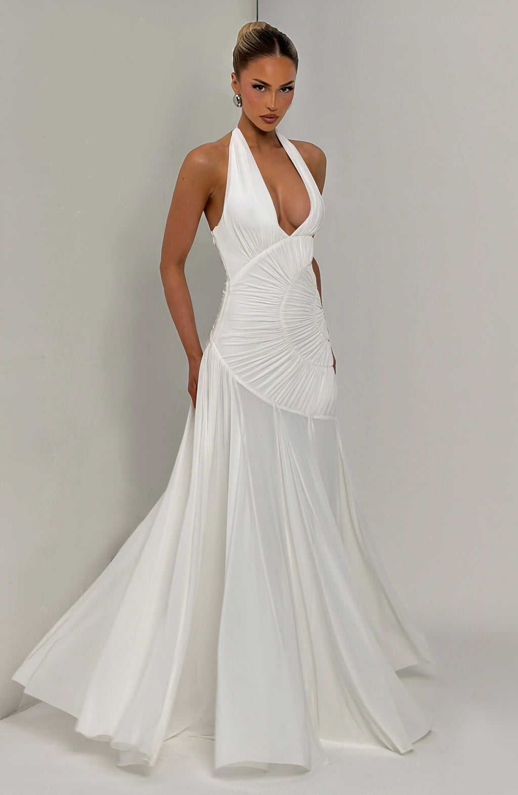 Flourenne Covana Maxi Dress in Ivory