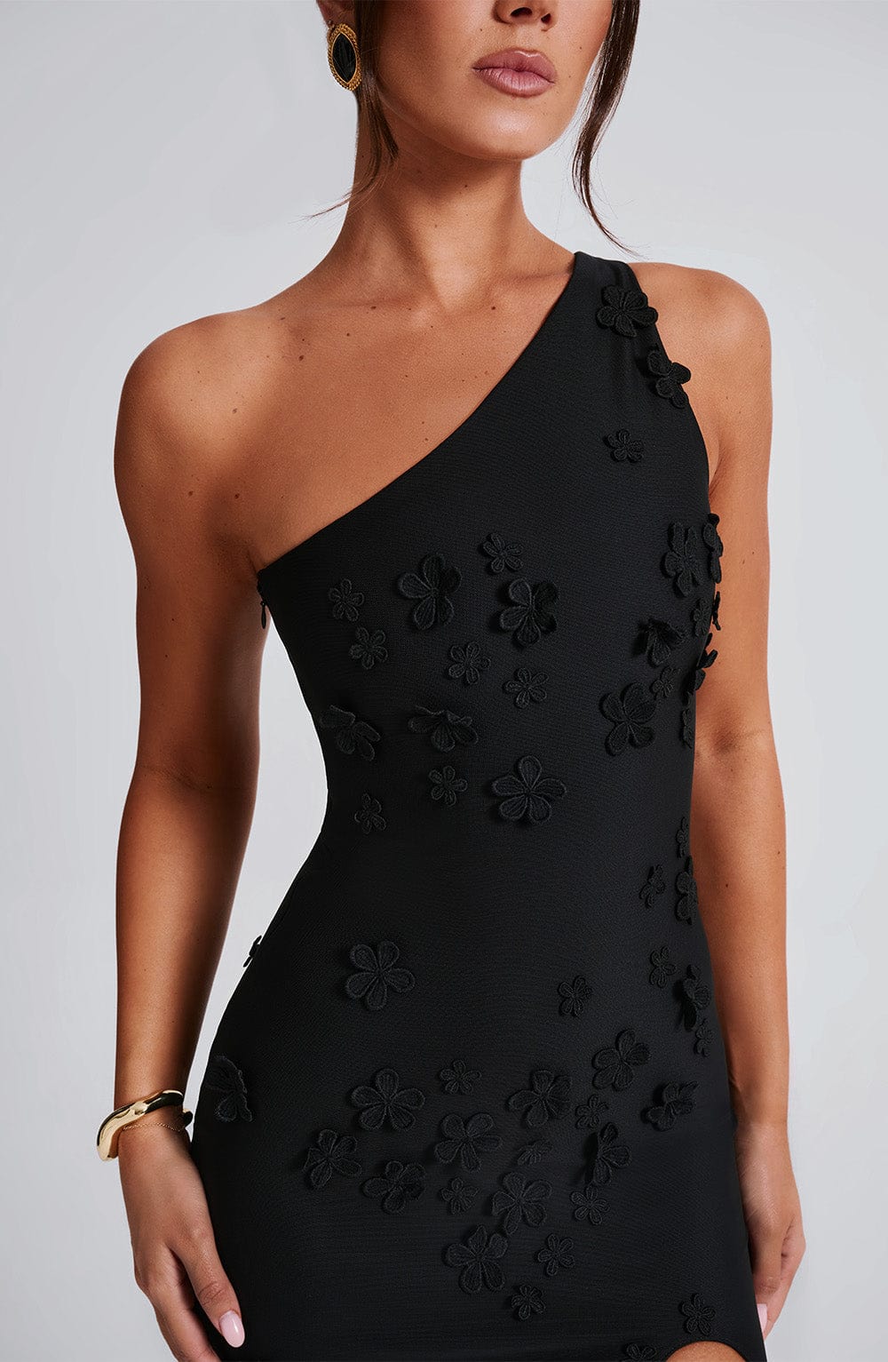 Flourenne Cynthara Maxi Dress in Black
