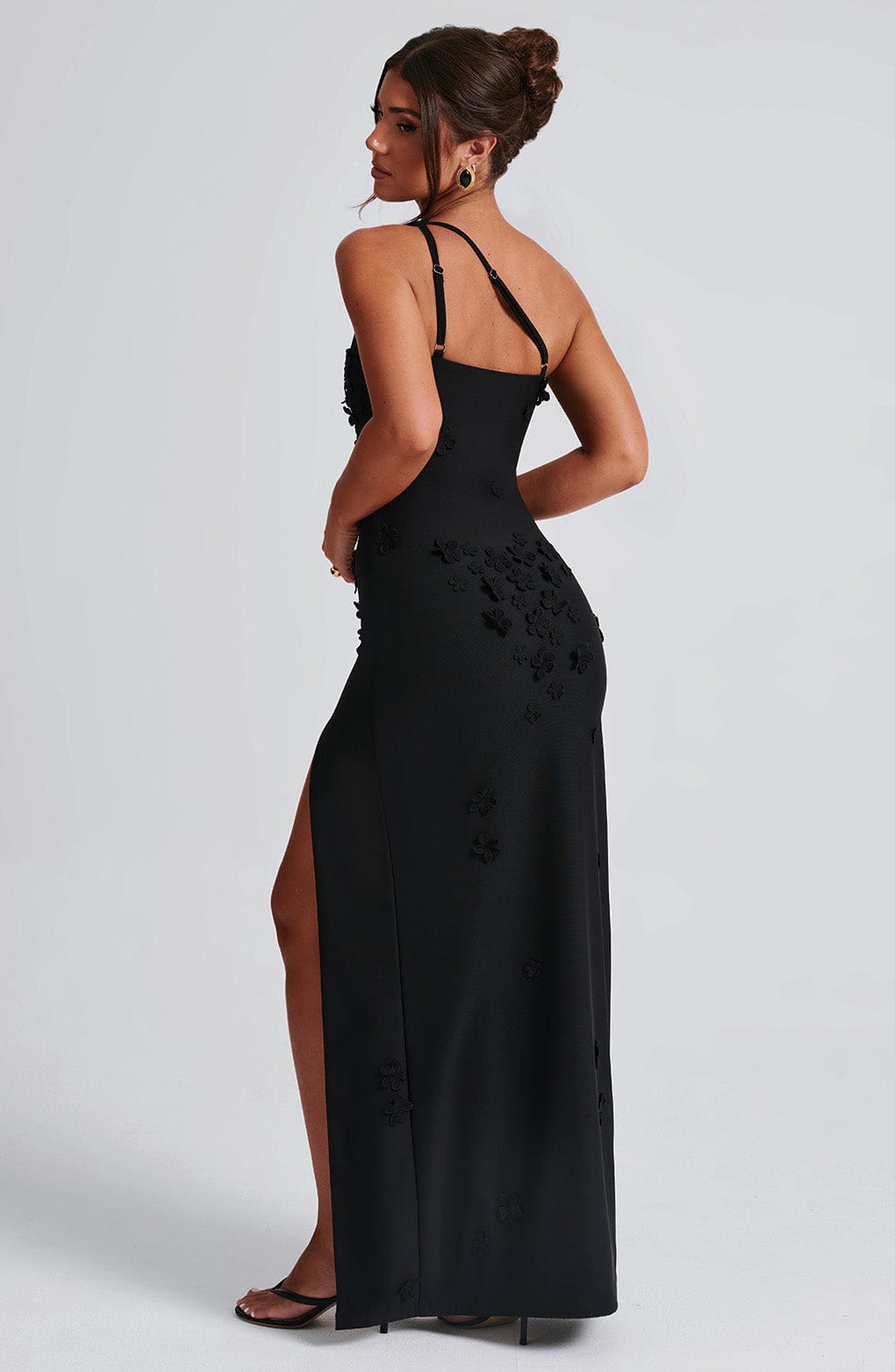 Flourenne Cynthara Maxi Dress in Black