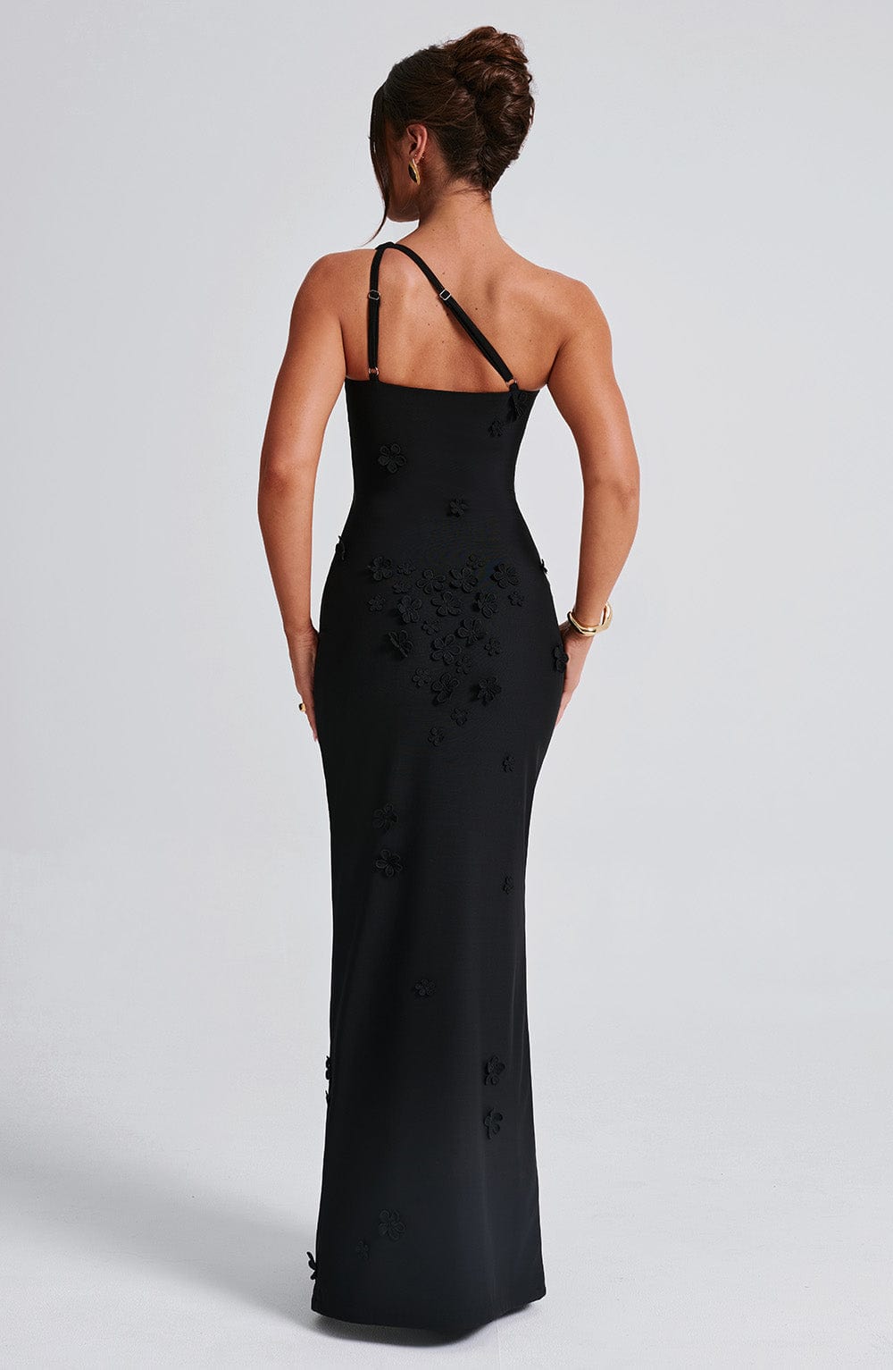 Flourenne Cynthara Maxi Dress in Black