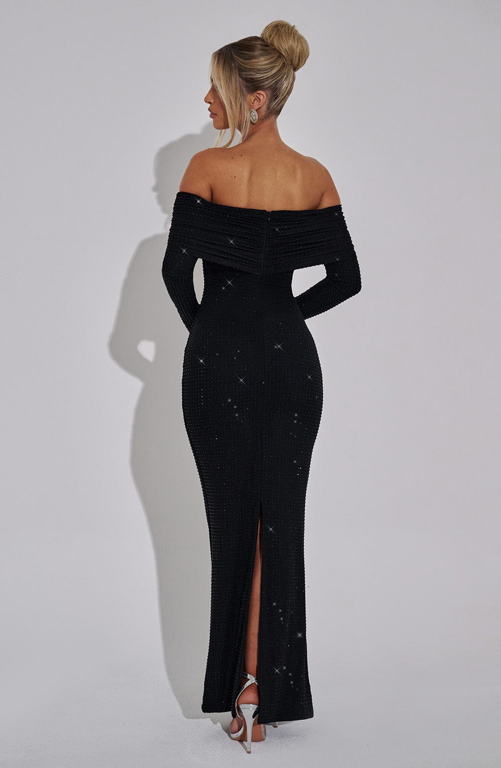 Flourenne Cypria Maxi Dress in Black