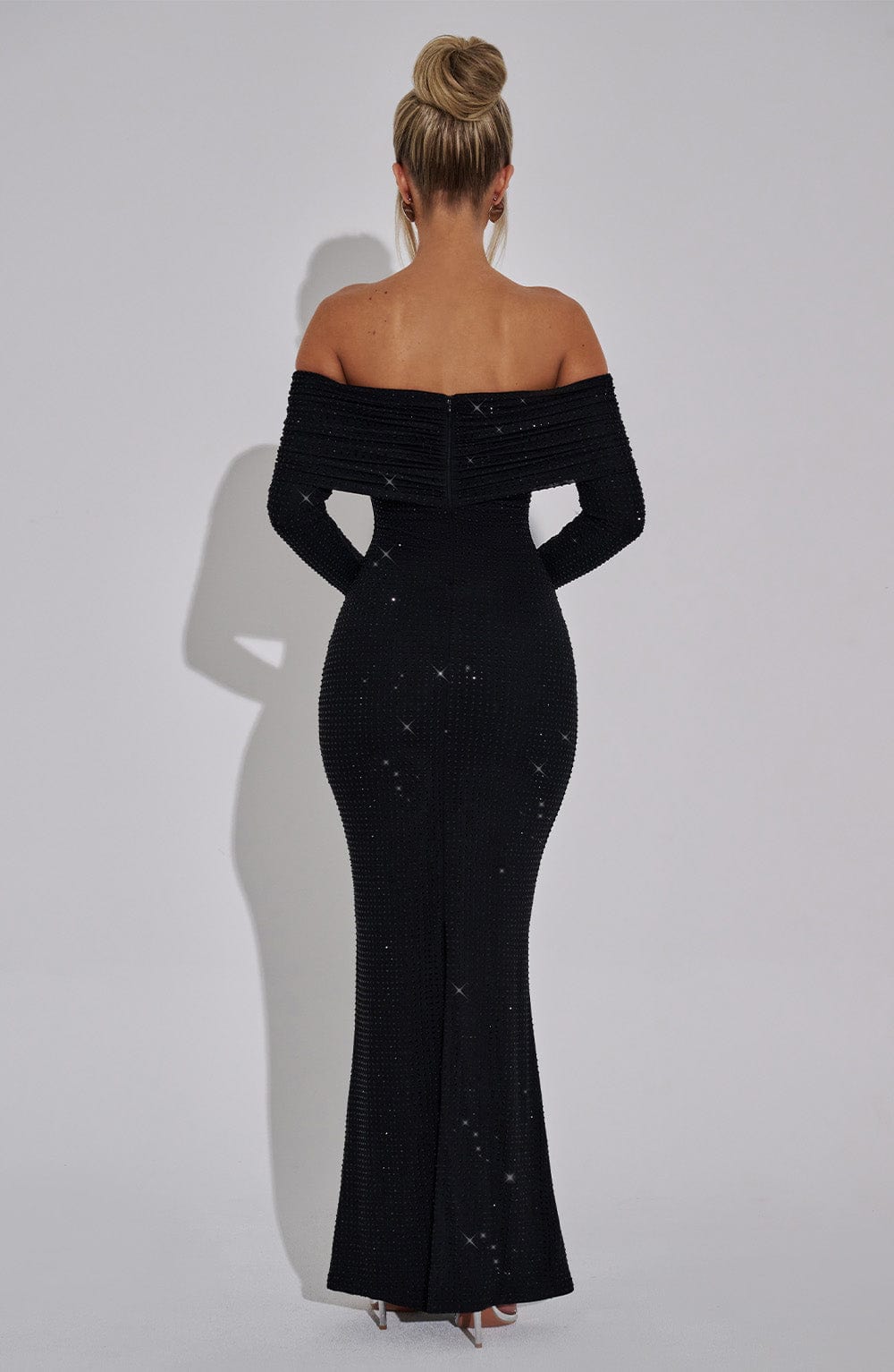 Flourenne Cypria Maxi Dress in Black