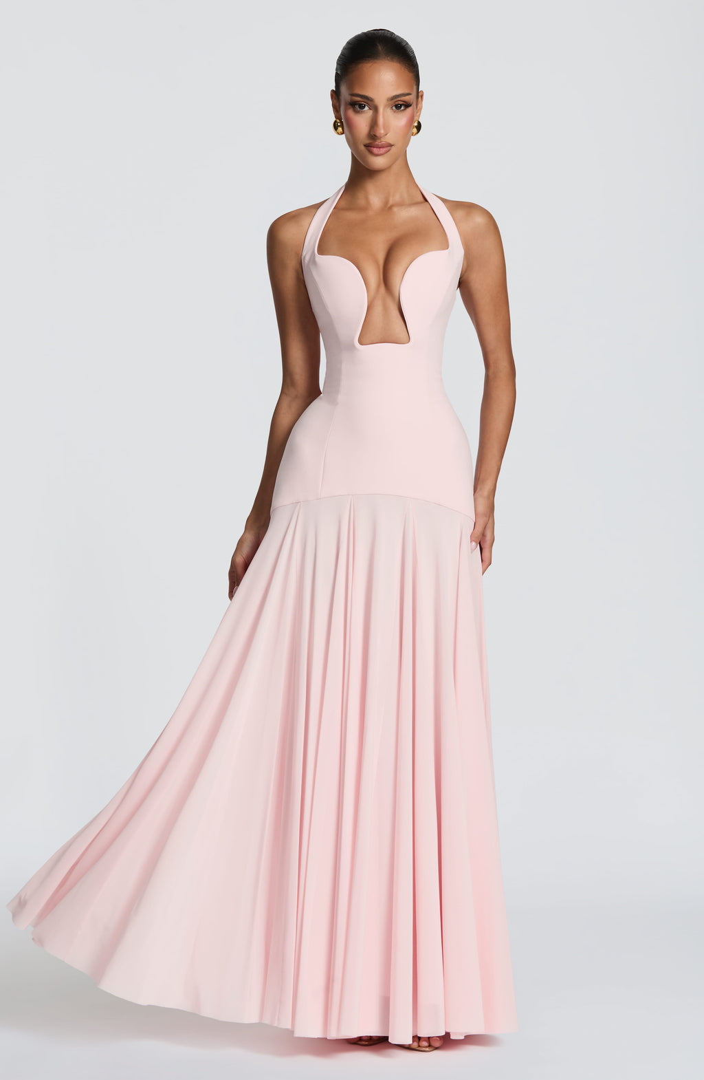 Flourenne Cyrelle Maxi Dress in Blush