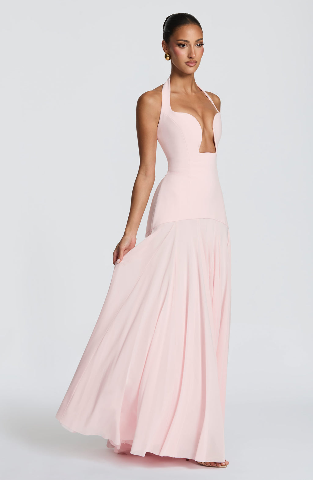 Flourenne Cyrelle Maxi Dress in Blush