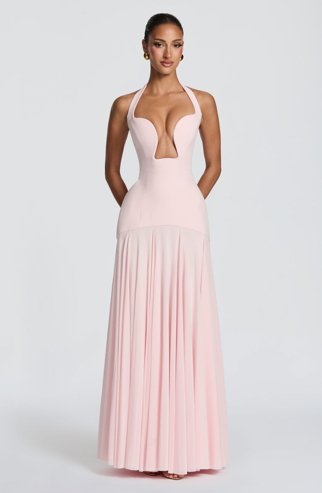Flourenne Cyrelle Maxi Dress in Blush