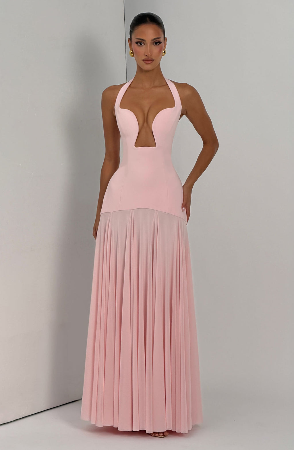 Flourenne Cyrelle Maxi Dress in Blush