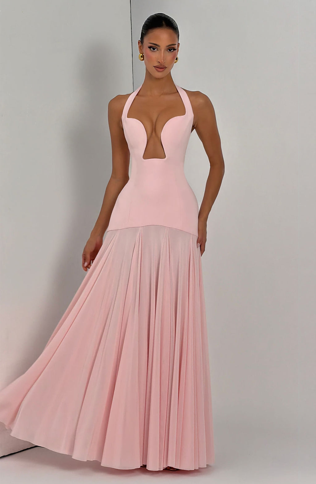 Flourenne Cyrelle Maxi Dress in Blush