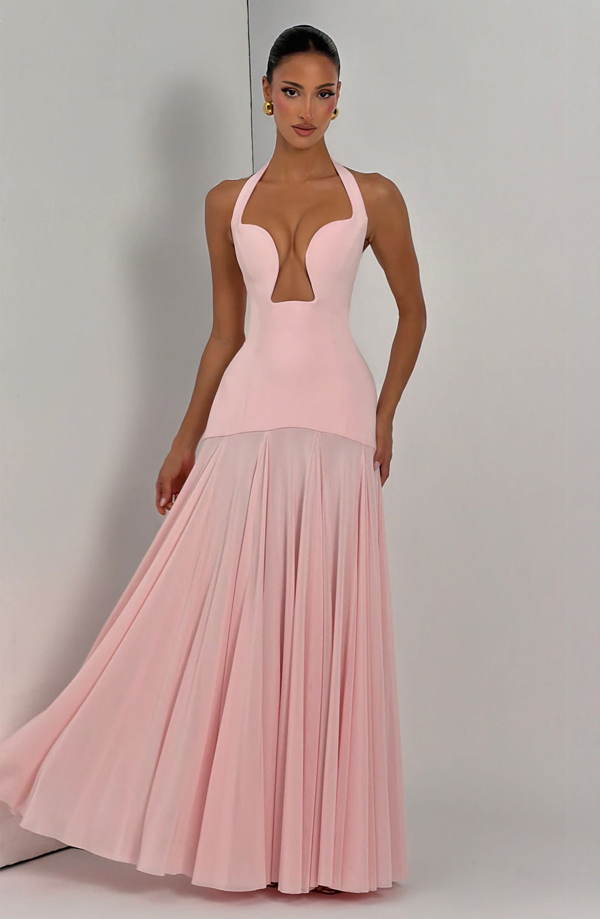 Flourenne Cyrelle Maxi Dress in Blush