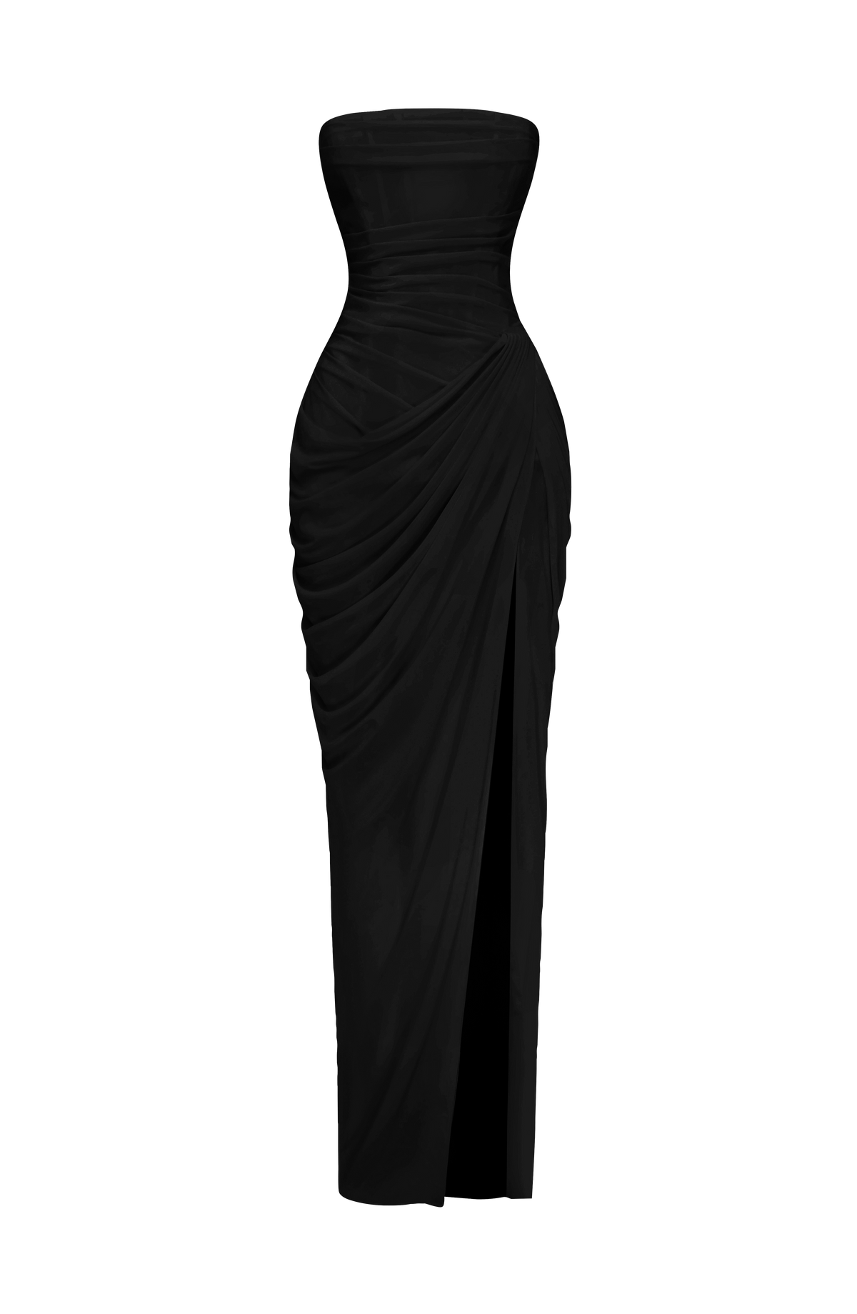 Flourenne Cyrena Maxi Dress in Black