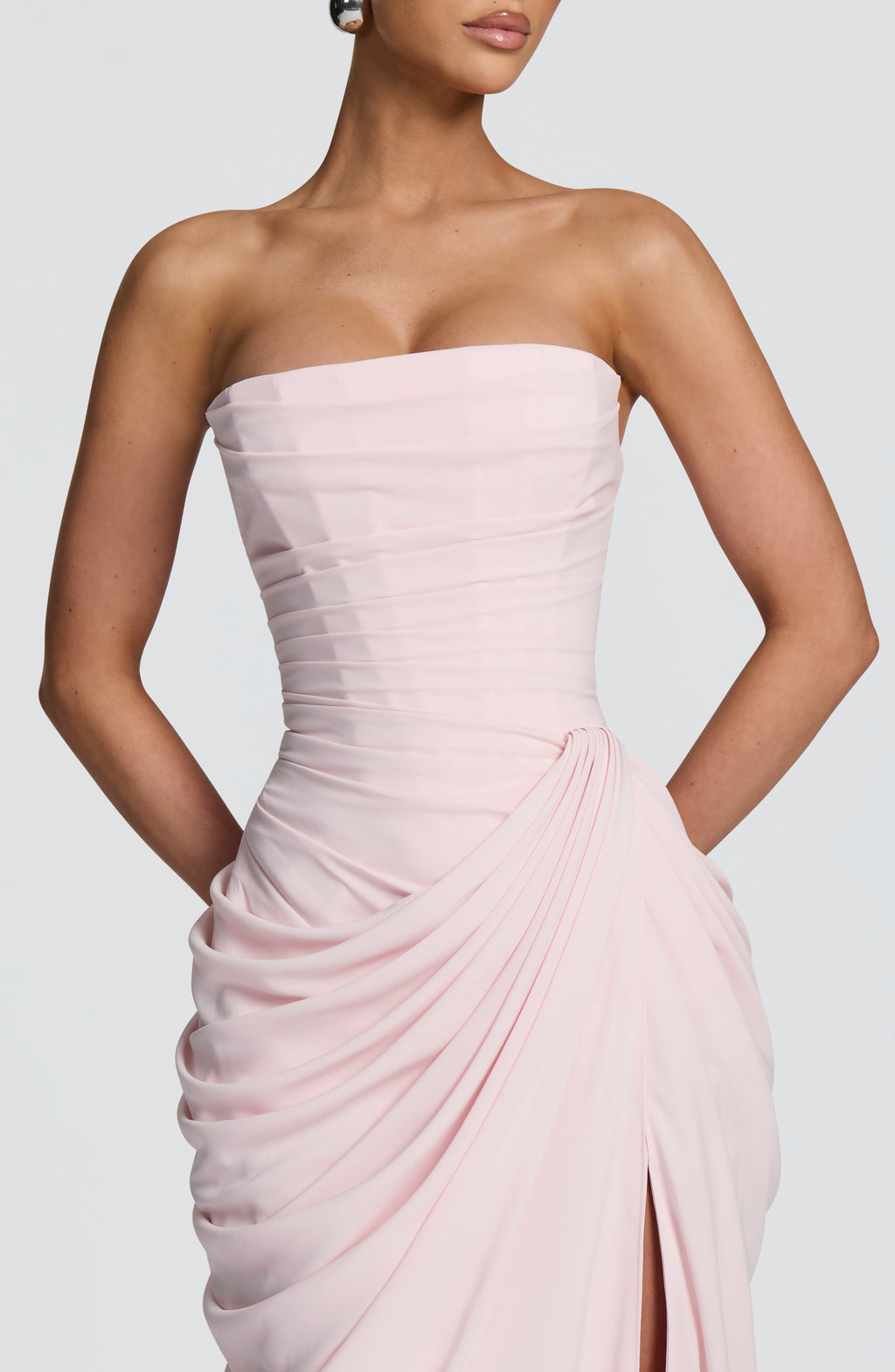 Flourenne Cyrena Maxi Dress in Blush