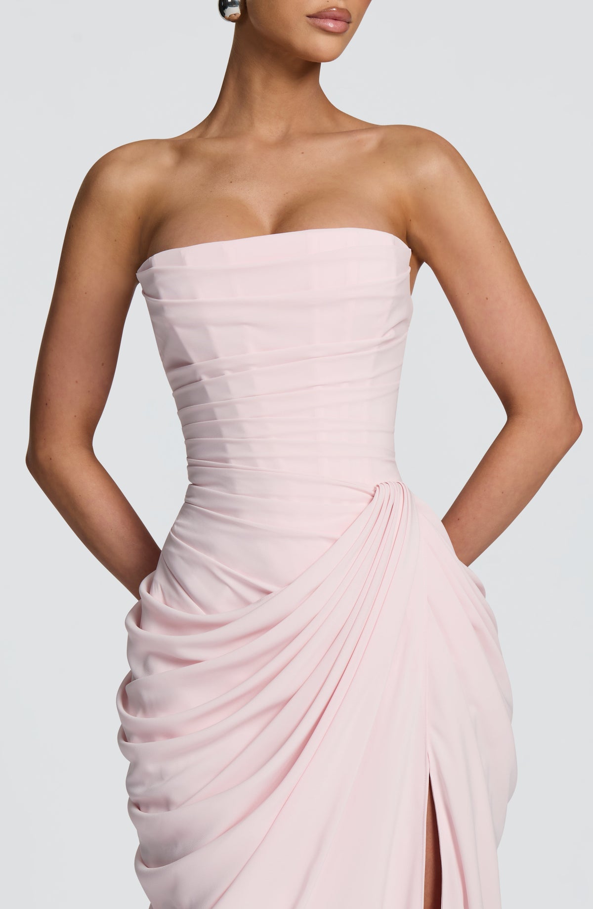 Flourenne Cyrena Maxi Dress in Blush