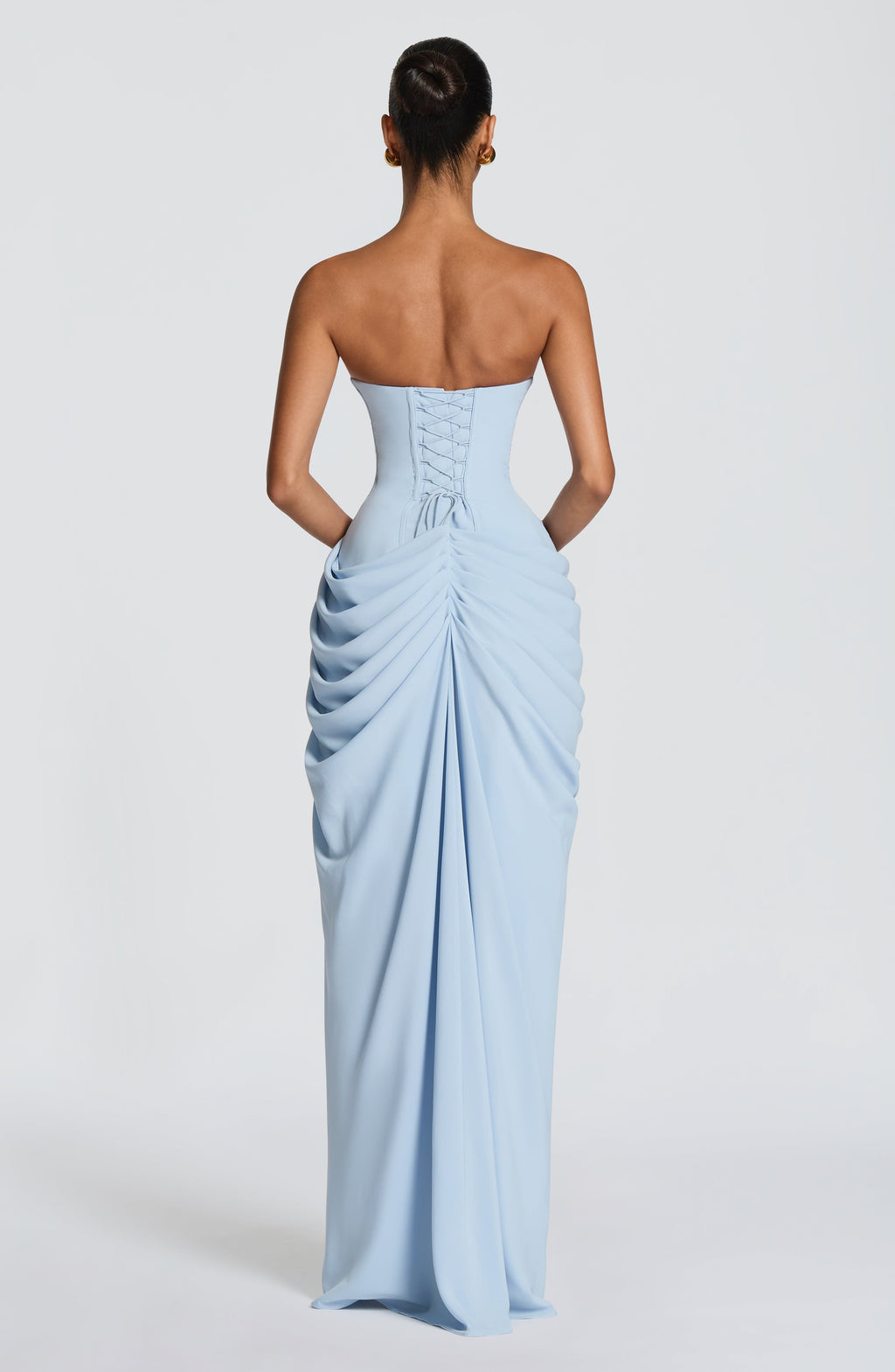 Flourenne Cyrena Maxi Dress in Glacier Blue