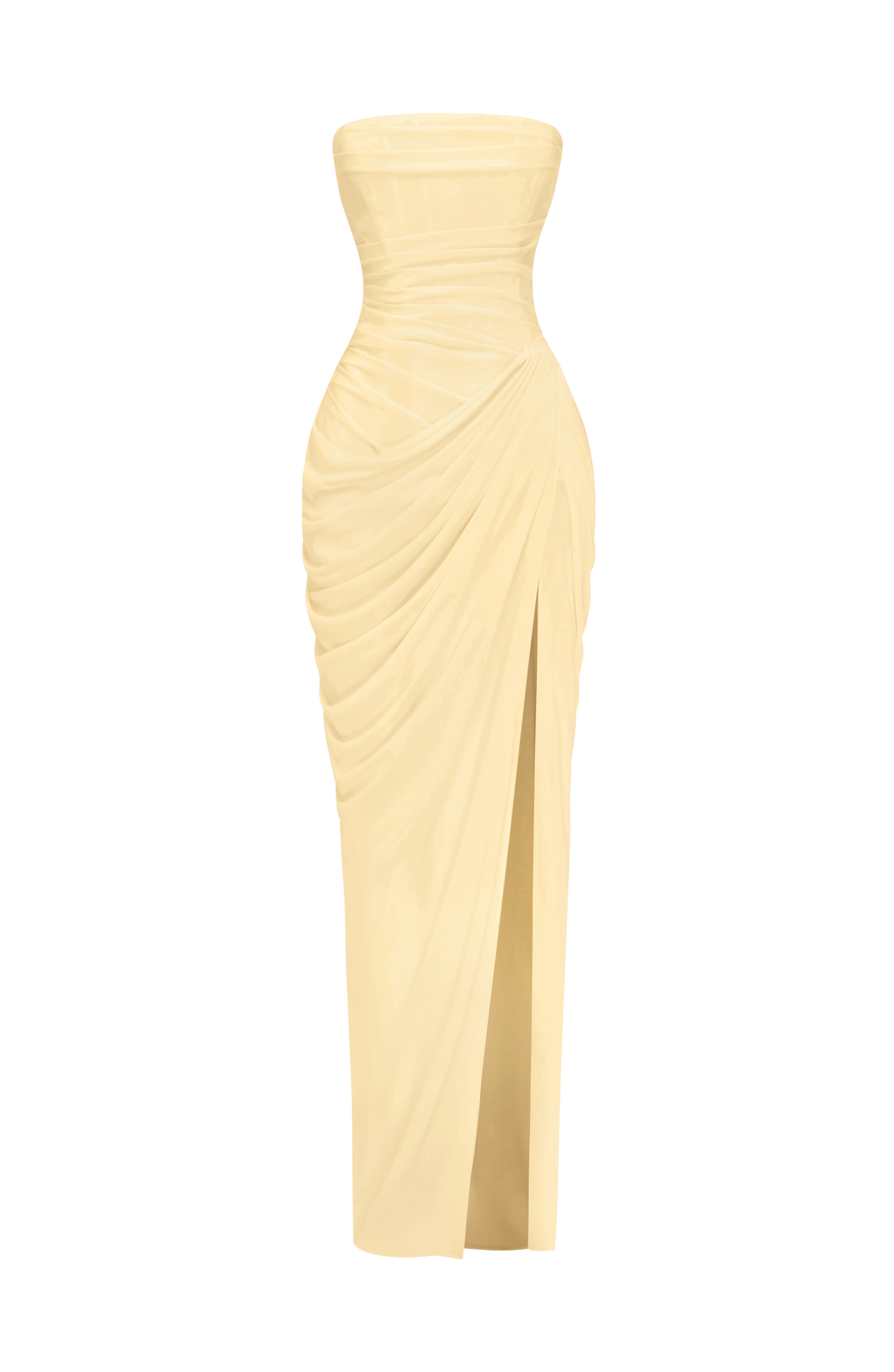 Flourenne Cyrena Maxi Dress in Lemon