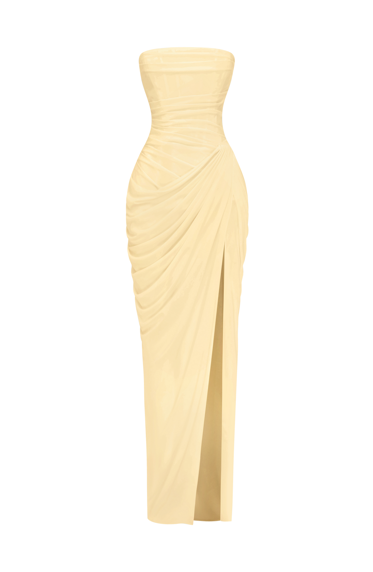 Flourenne Cyrena Maxi Dress in Lemon