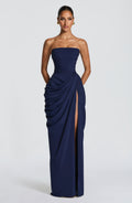Flourenne Cyrena Maxi Dress in Navy