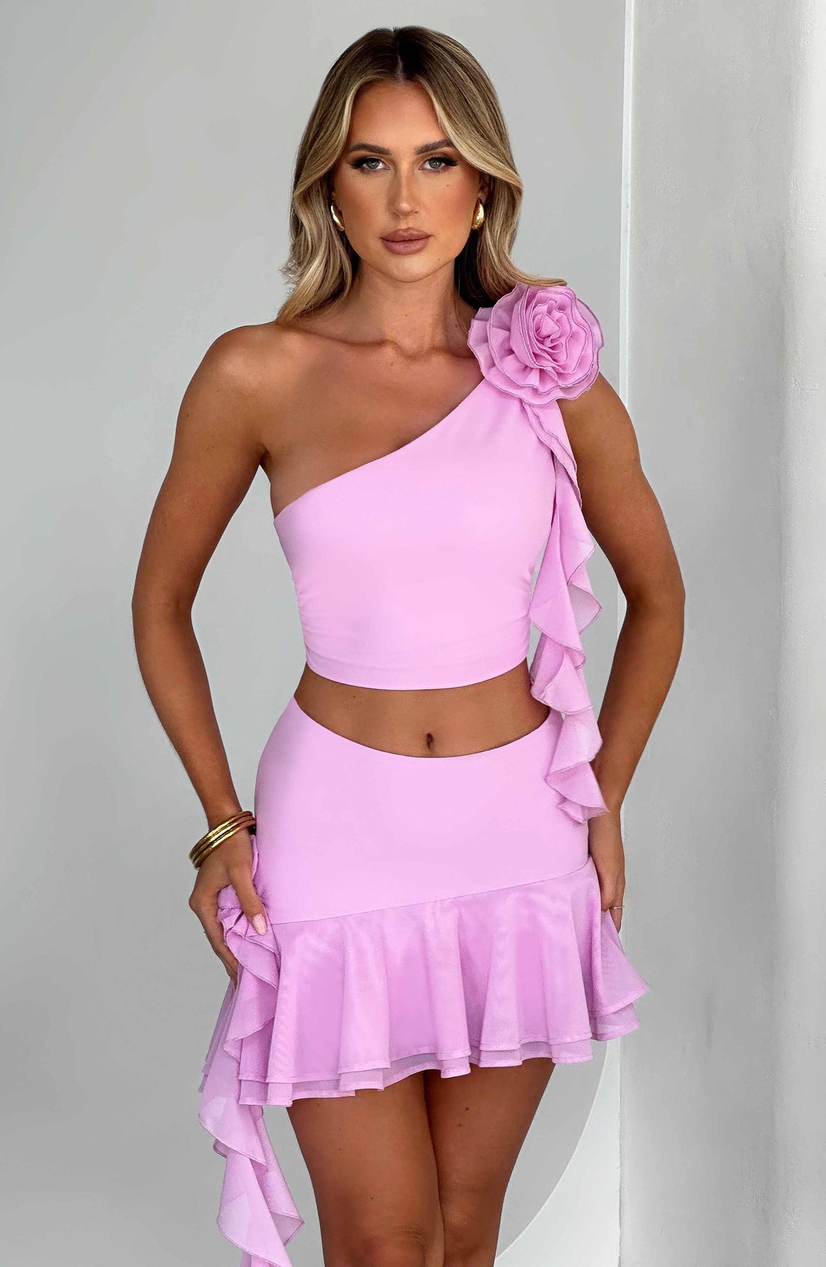 Flourenne Dainelle Top in Pink