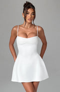Flourenne Dakoda Mini Dress in Ivory