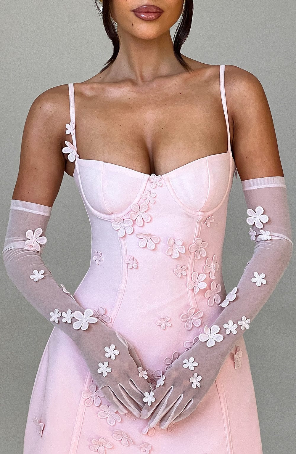 Flourenne Dalaria Gloves in Blush