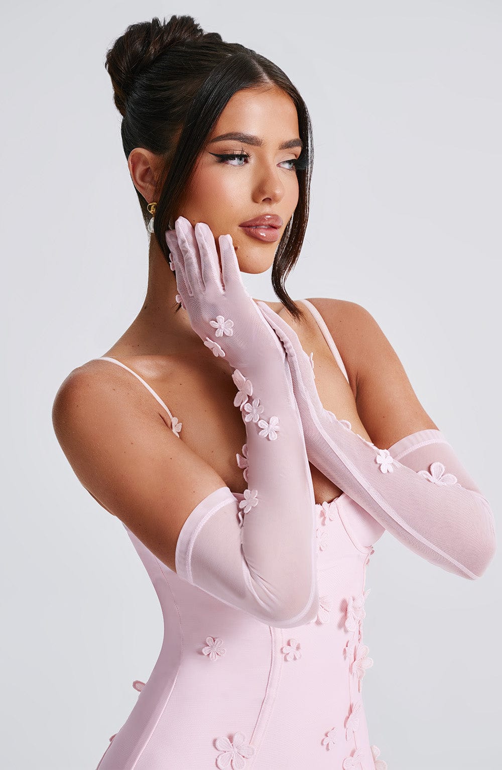 Flourenne Dalaria Gloves in Blush