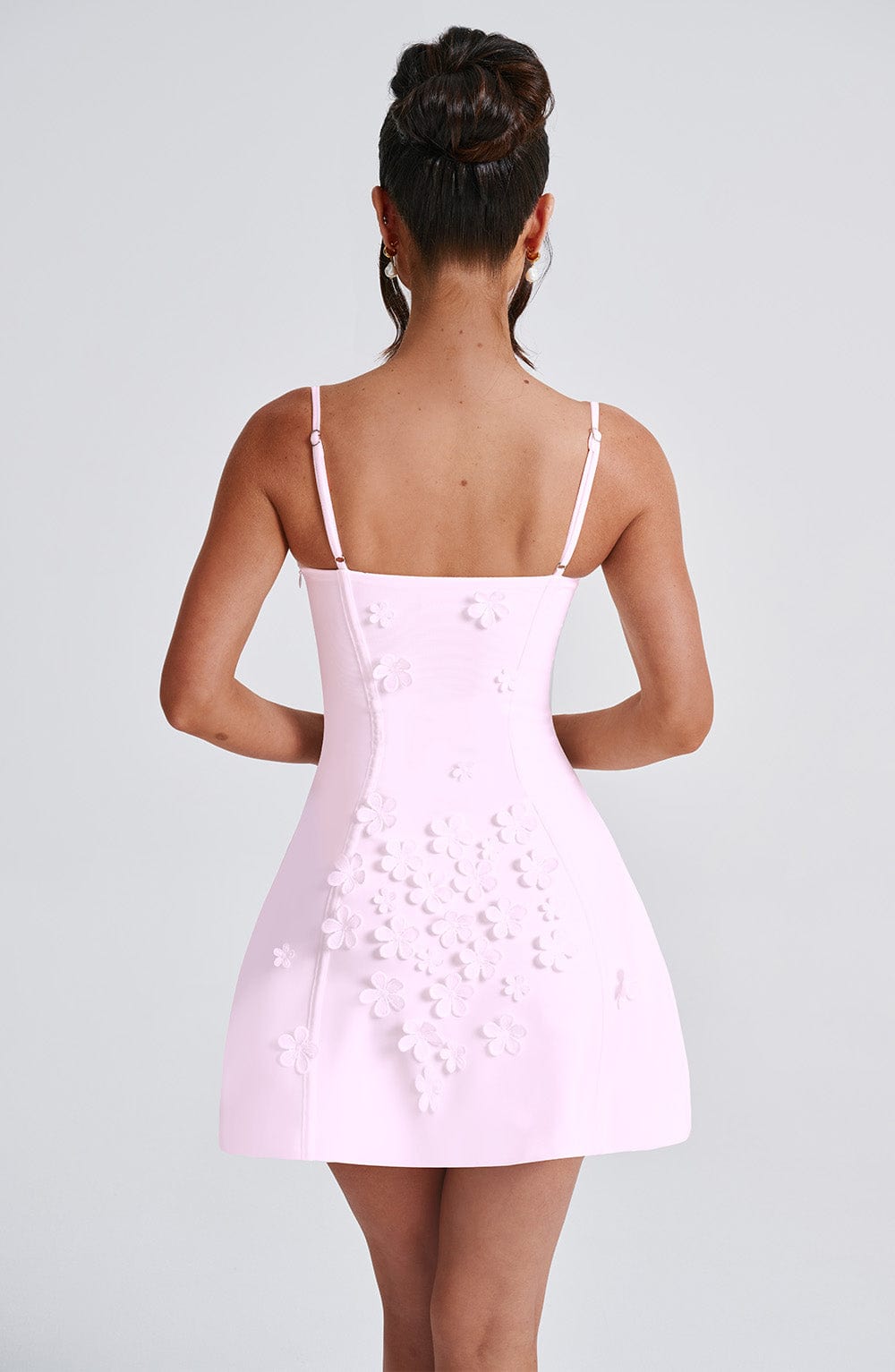 Flourenne Dalisse Mini Dress in Blush