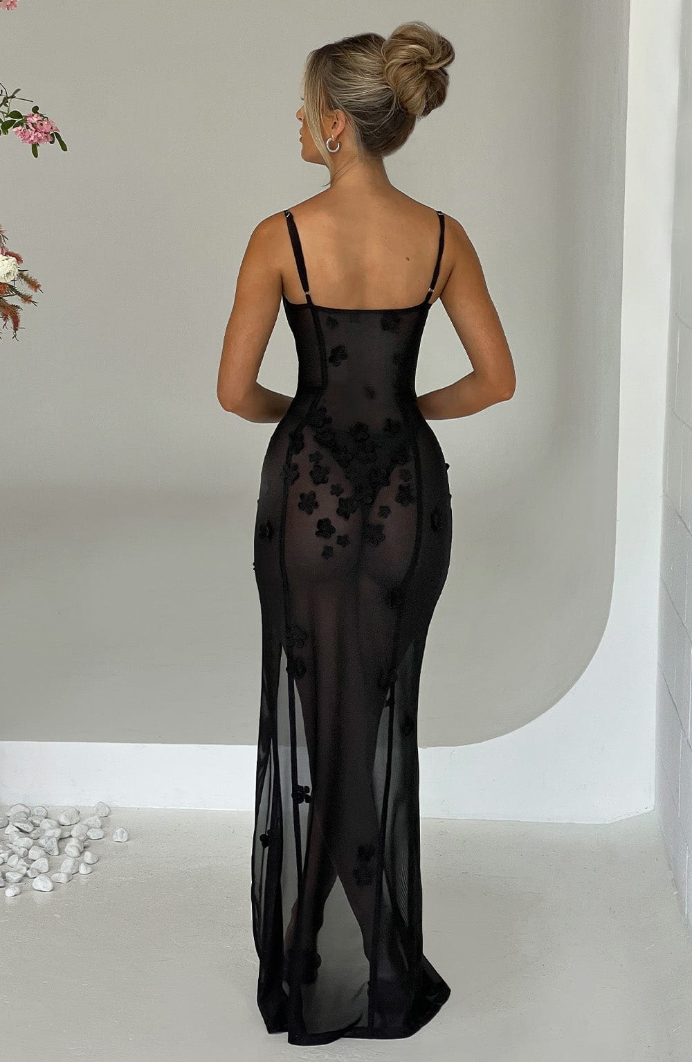 Flourenne Dalyra Maxi Dress in Black