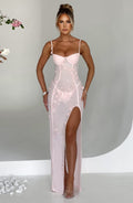 Flourenne Dalyra Maxi Dress in Blush