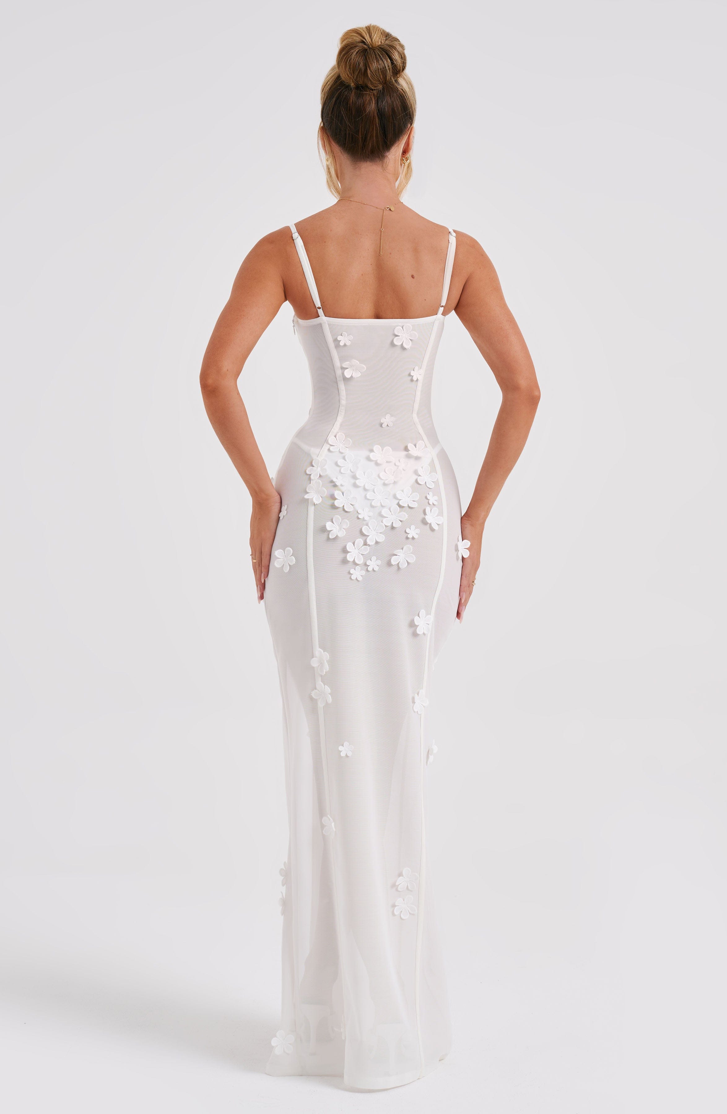 Flourenne Dalyra Maxi Dress in Ivory