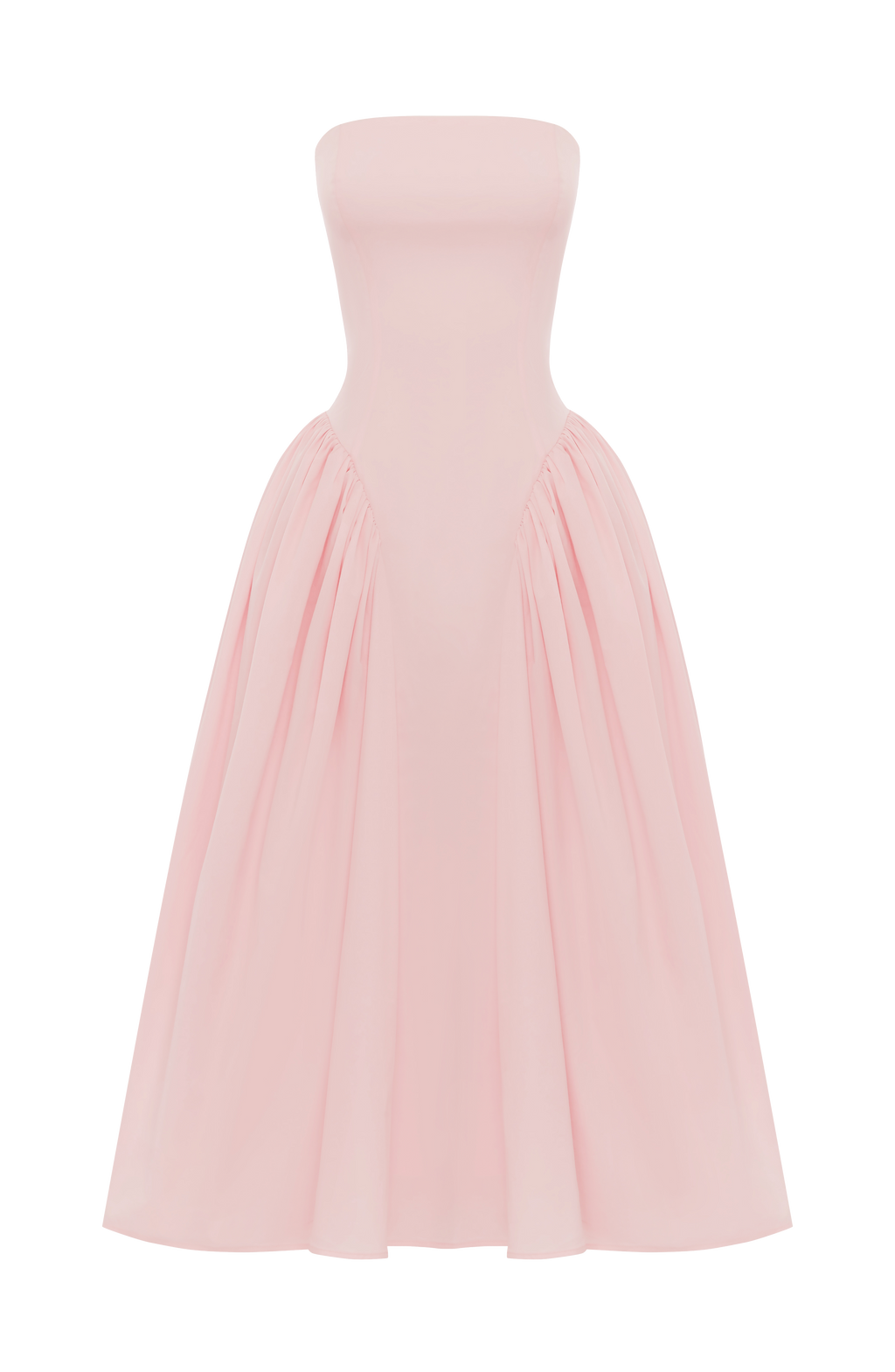 Flourenne Darlena Midi Dress in Blush