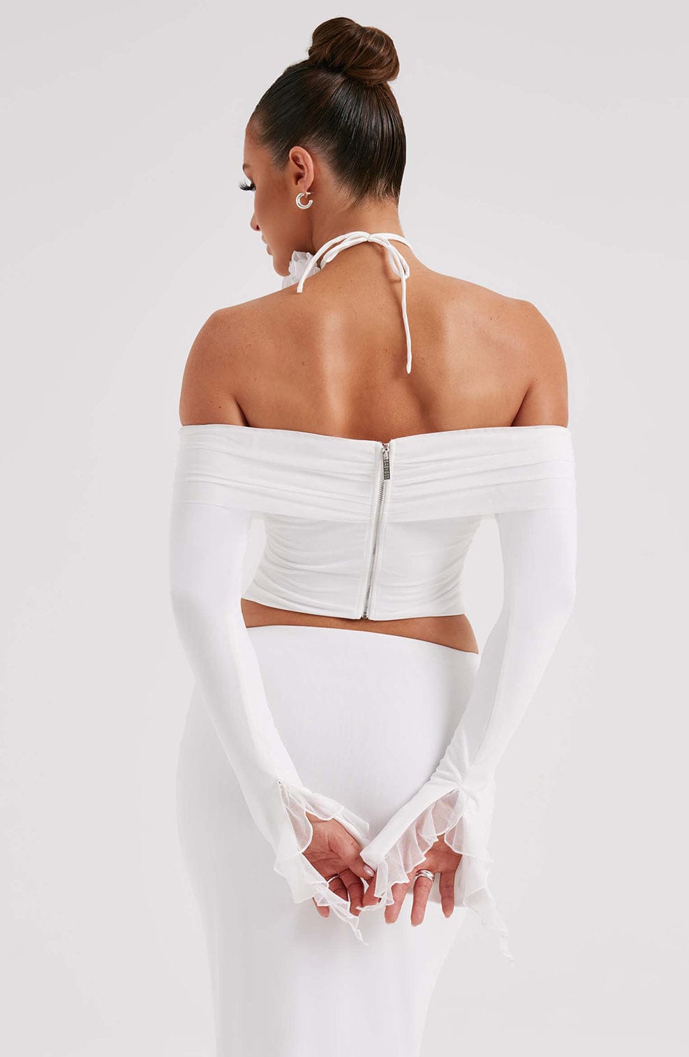 Flourenne Deemira Top in Ivory