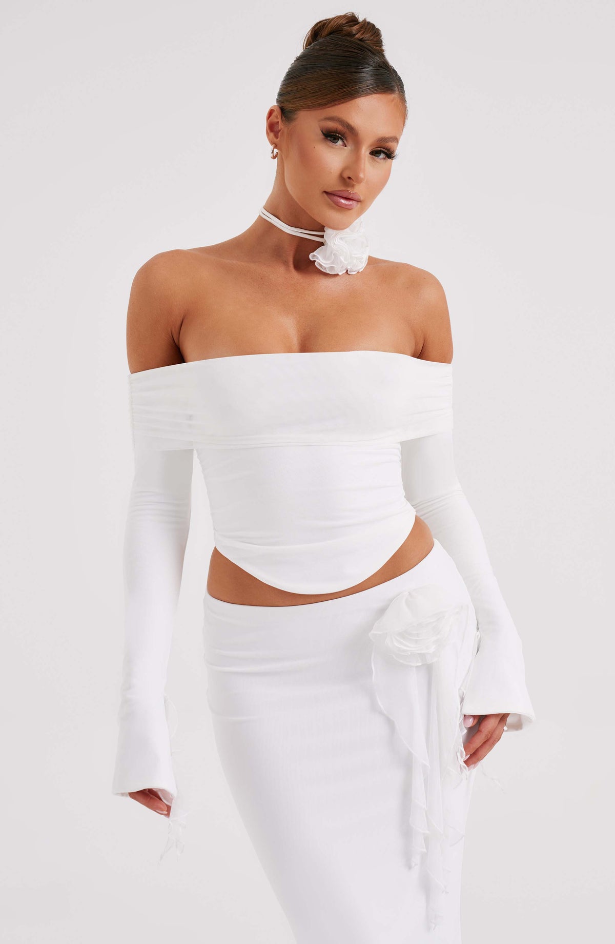 Flourenne Deemira Top in Ivory