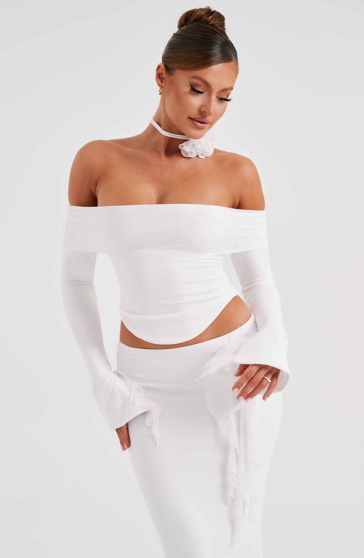 Flourenne Deemira Top in Ivory
