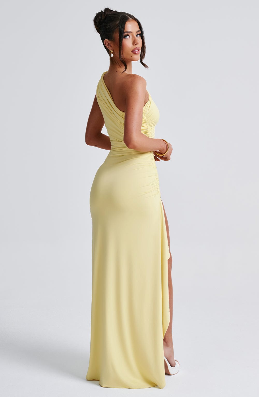 Flourenne Delanya Maxi Dress in Lemon