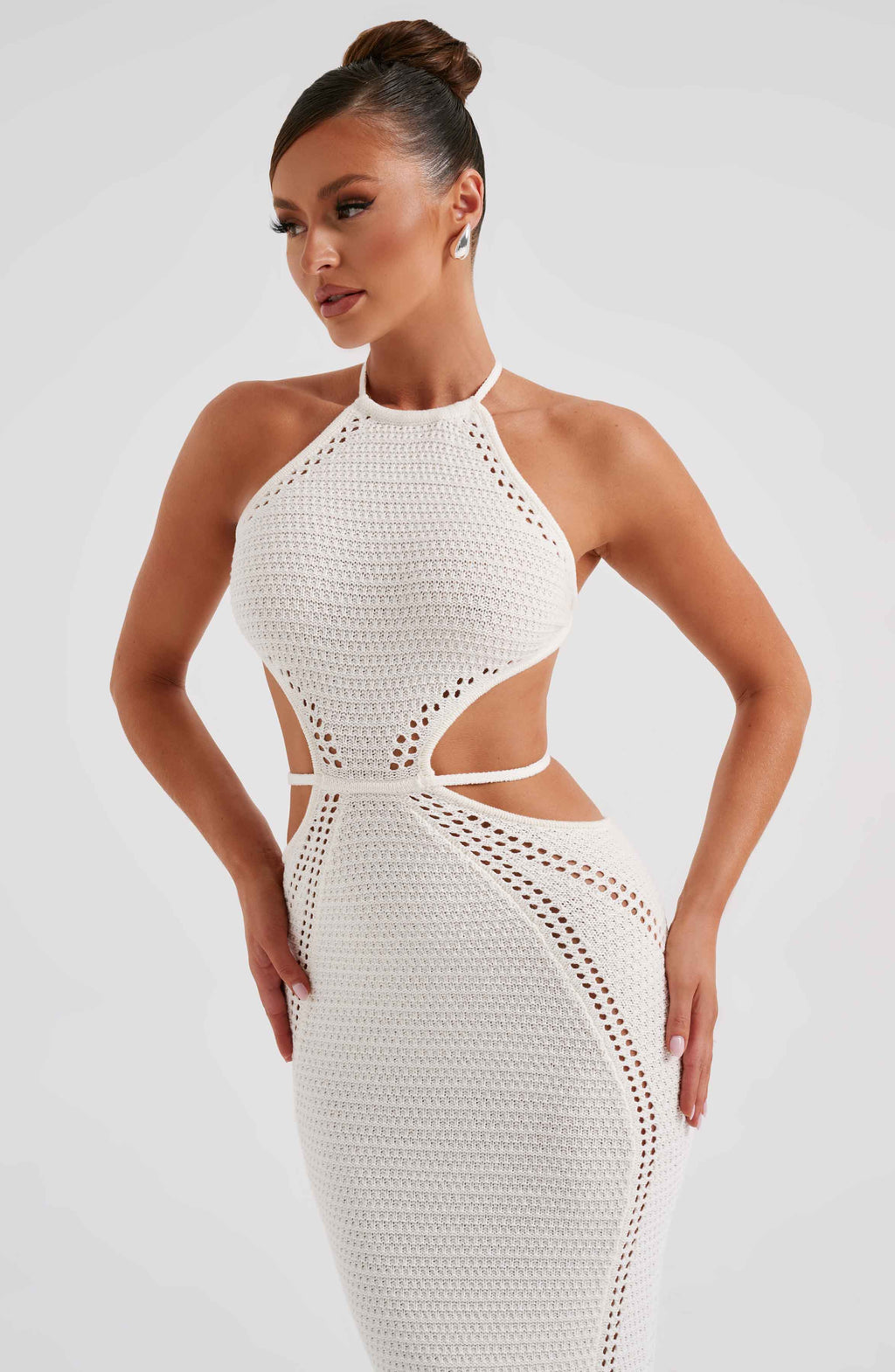 Flourenne Deliana Maxi Dress in White