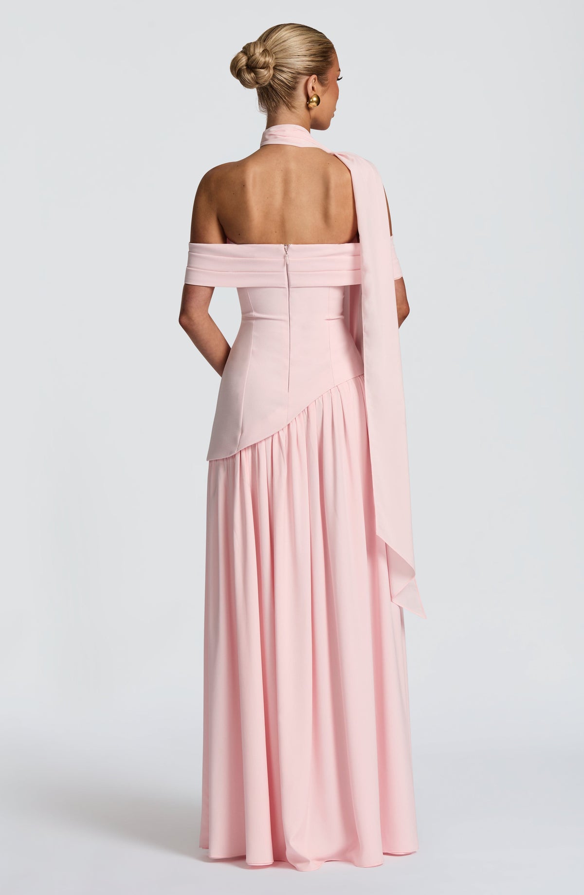 Flourenne Delilia Maxi Dress in Blush