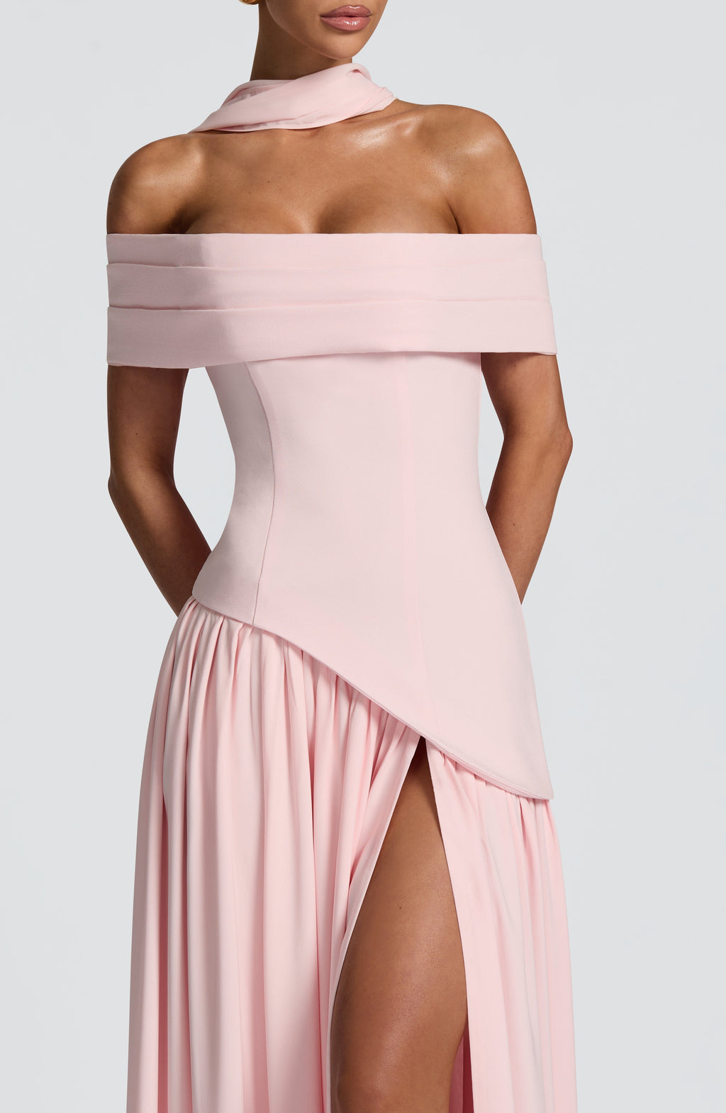 Flourenne Delilia Maxi Dress in Blush