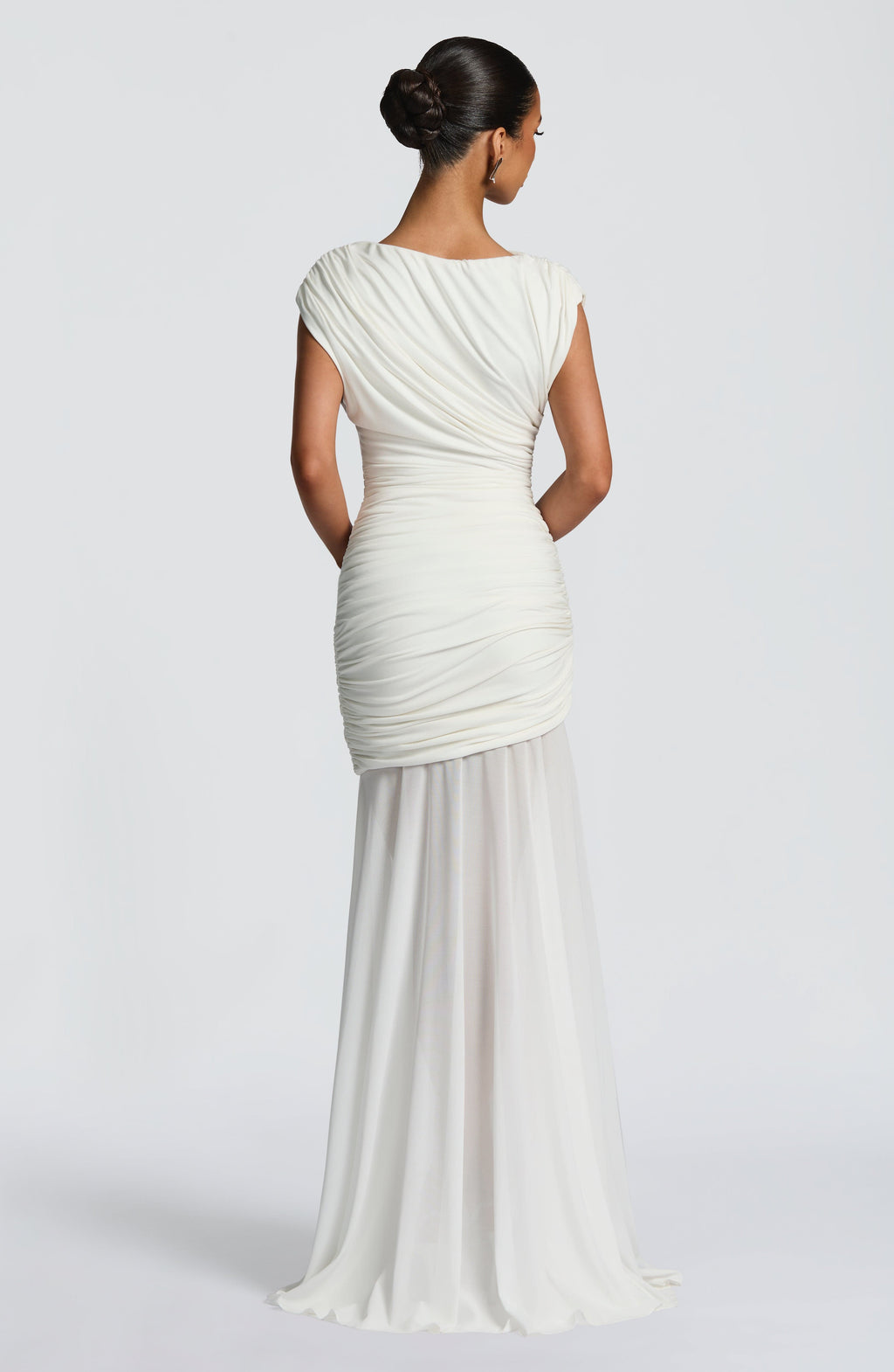 Flourenne Demelia Maxi Dress in Ivory