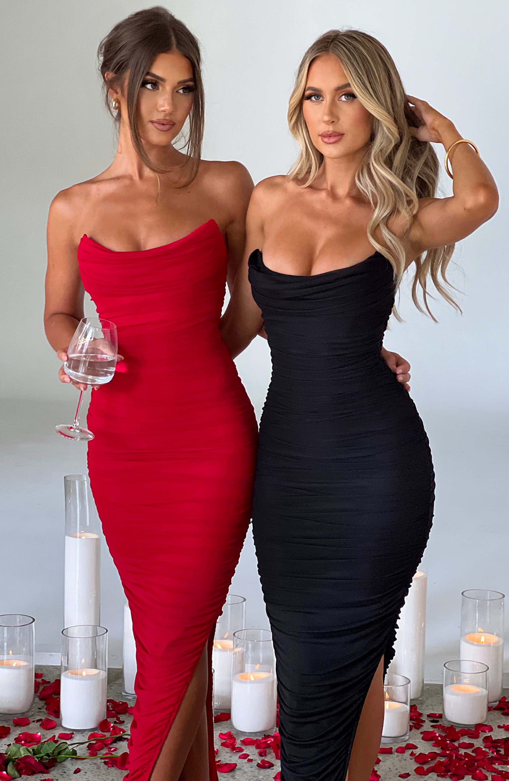 Flourenne Demira Maxi Dress in Black