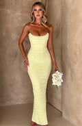 Flourenne Demira Maxi Dress in Lime