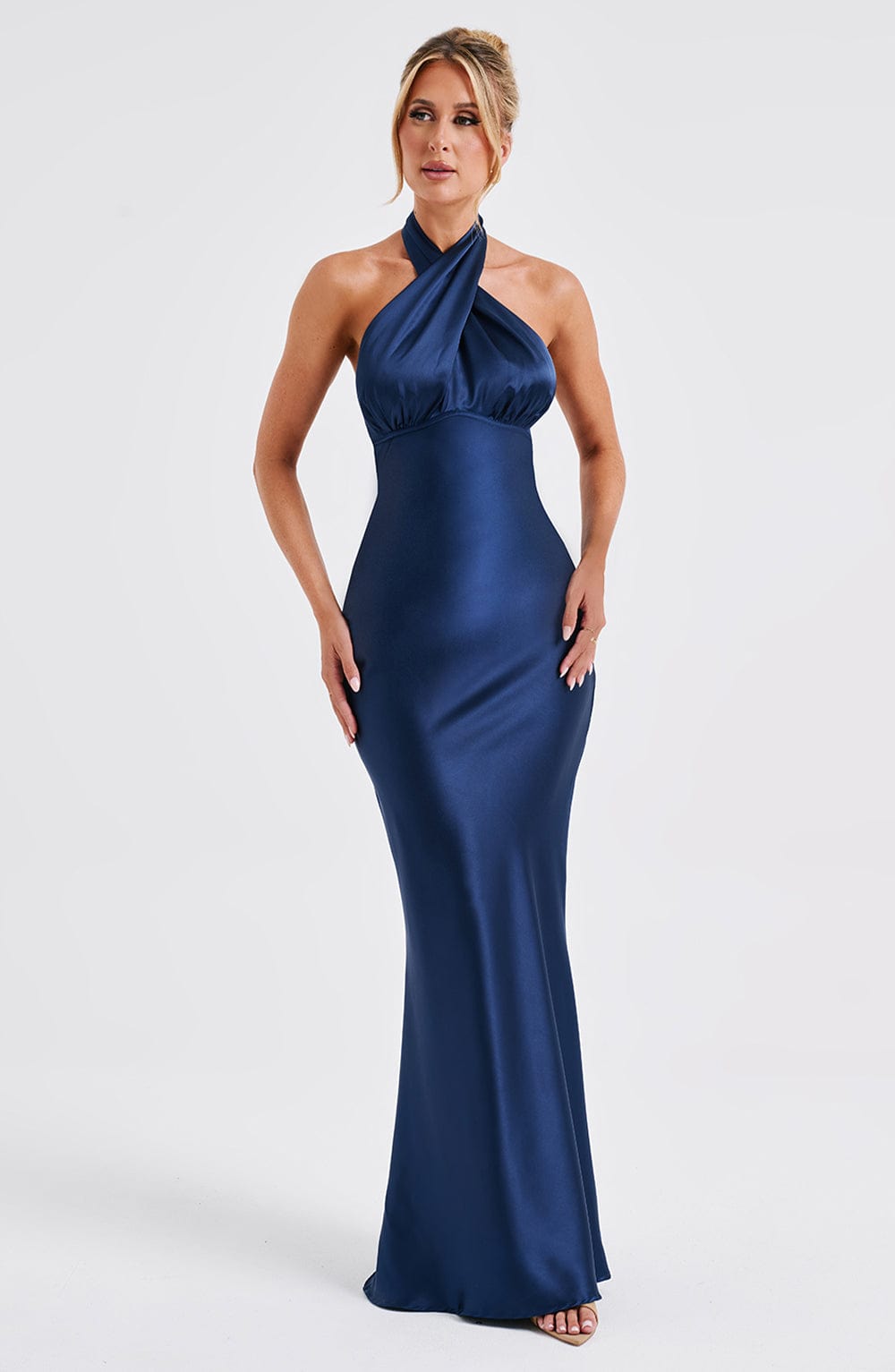 Flourenne Dimitria Maxi Dress in Navy