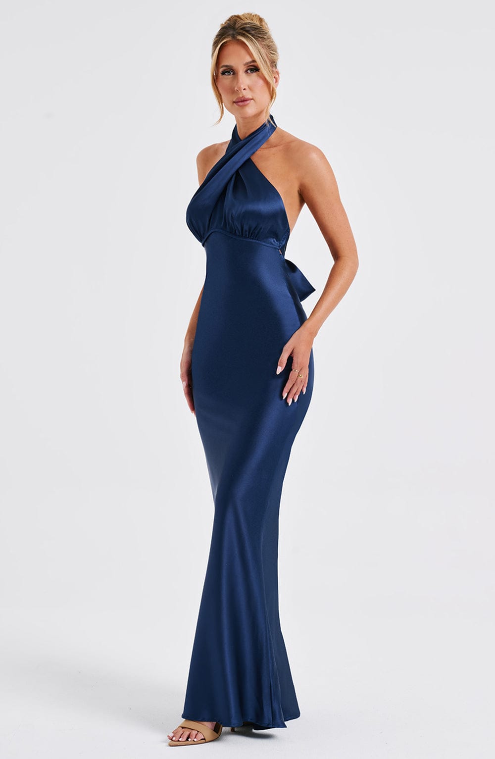 Flourenne Dimitria Maxi Dress in Navy