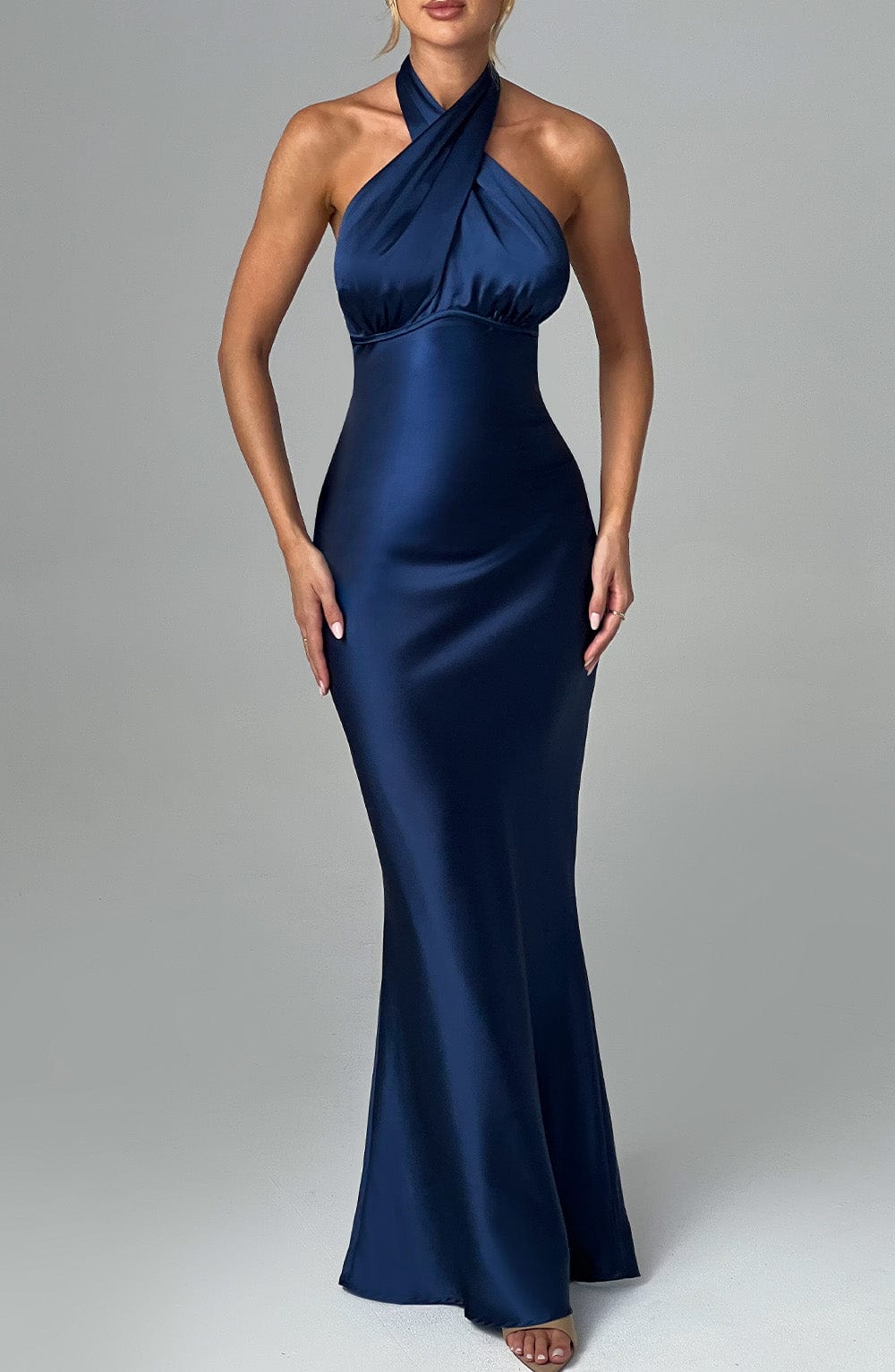 Flourenne Dimitria Maxi Dress in Navy