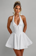 Flourenne Doriane Mini Dress in Ivory