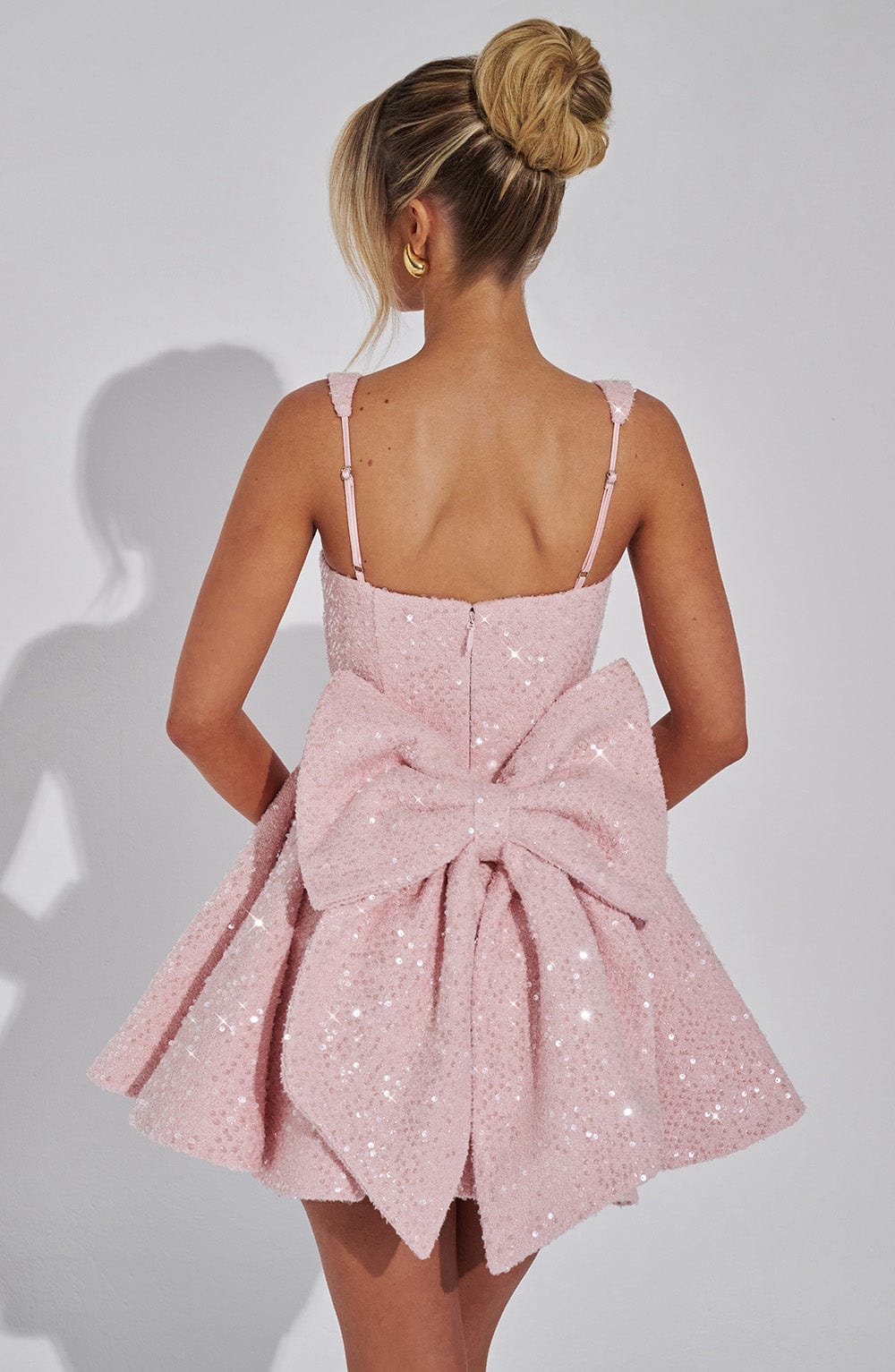 Flourenne Dorothea Mini Dress in Blush