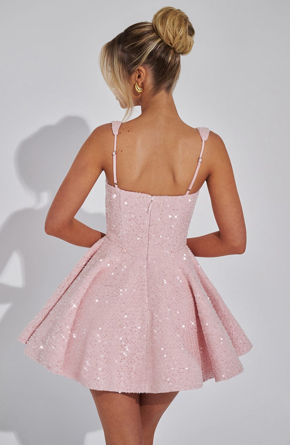 Flourenne Dorothea Mini Dress in Blush