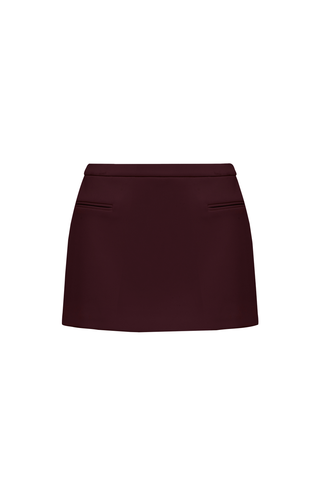 Flourenne Edana Mini Skirt in Plum