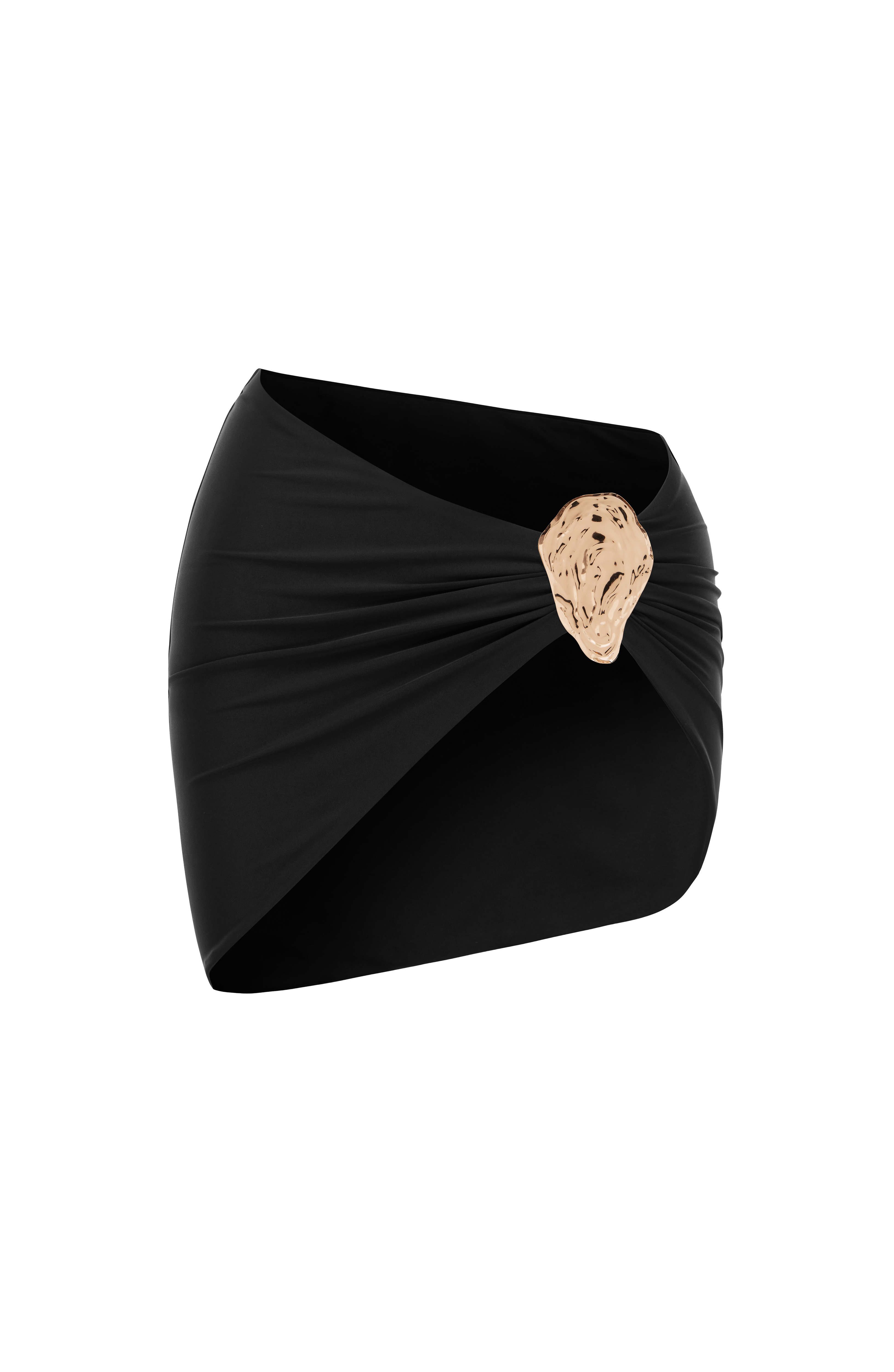 Flourenne Edeline Mini Sarong in Black