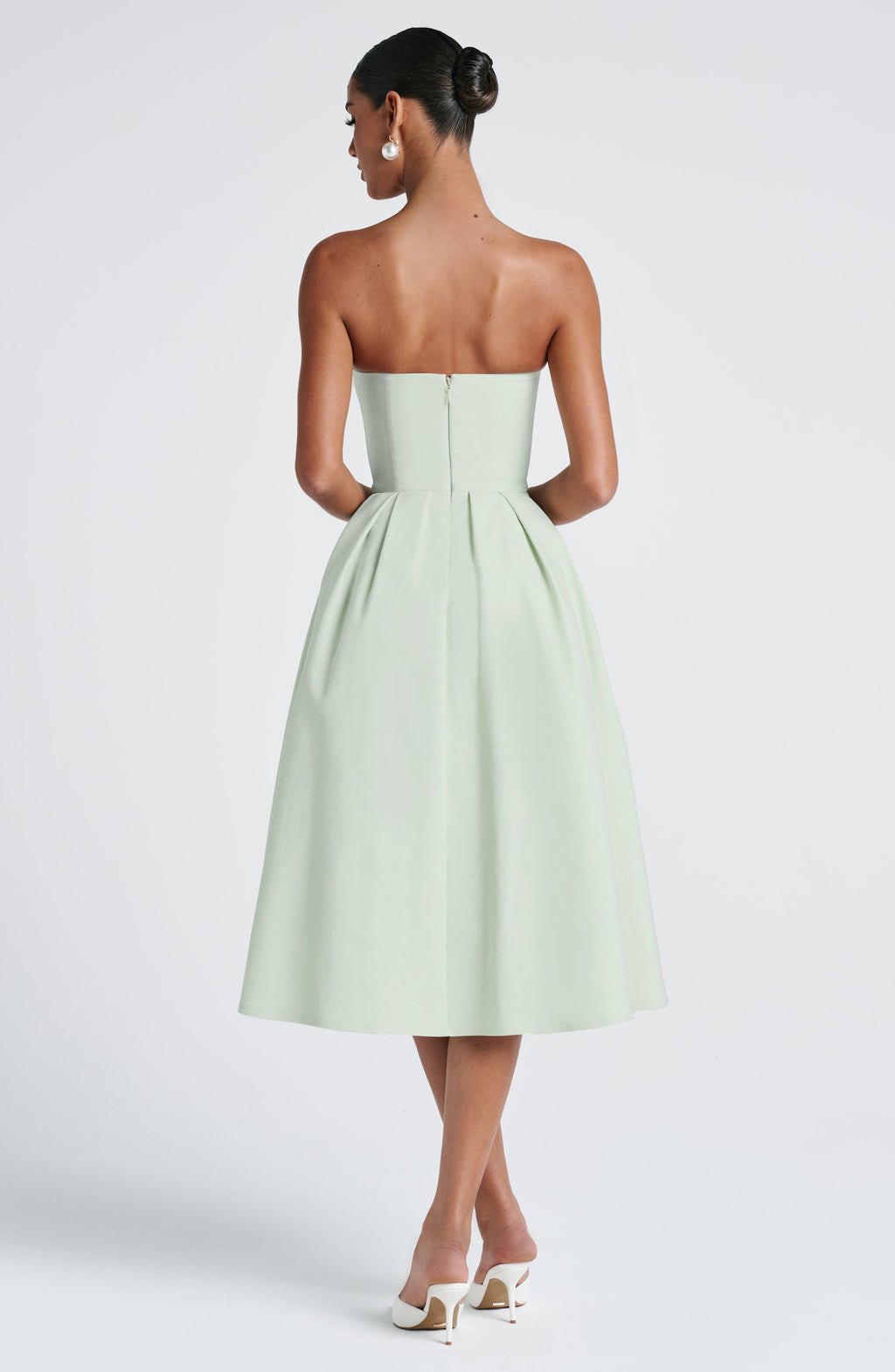 Flourenne Editha Midi Dress in Mint