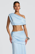 Flourenne Edwyna Top in Glacier Blue