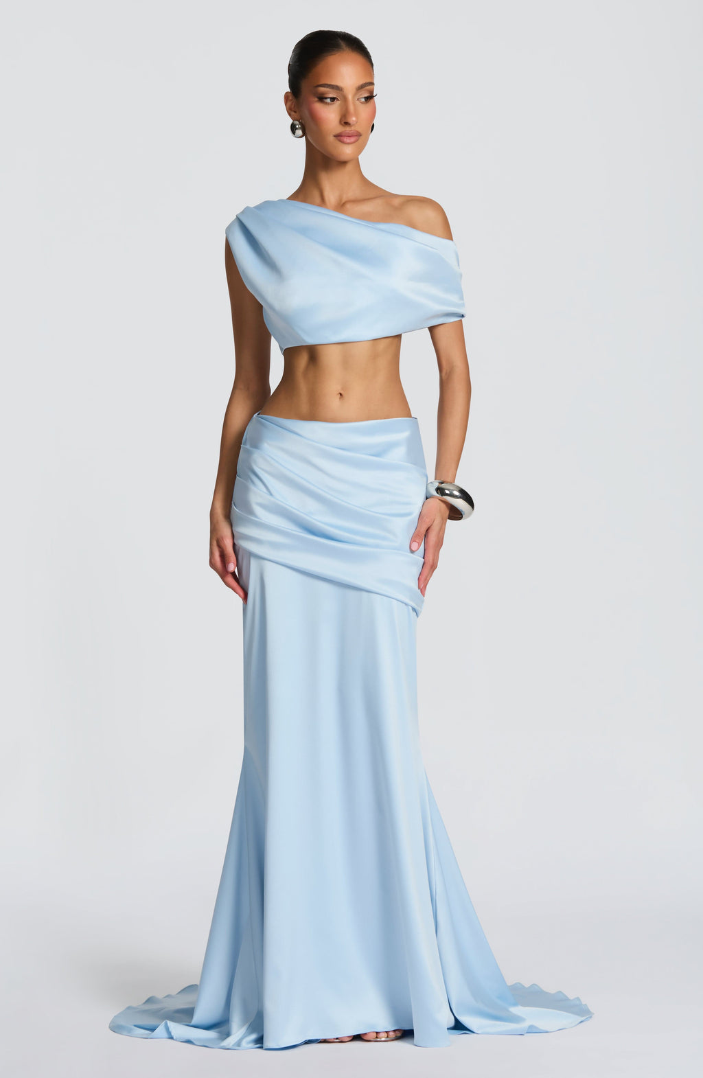 Flourenne Edwyna Top in Glacier Blue