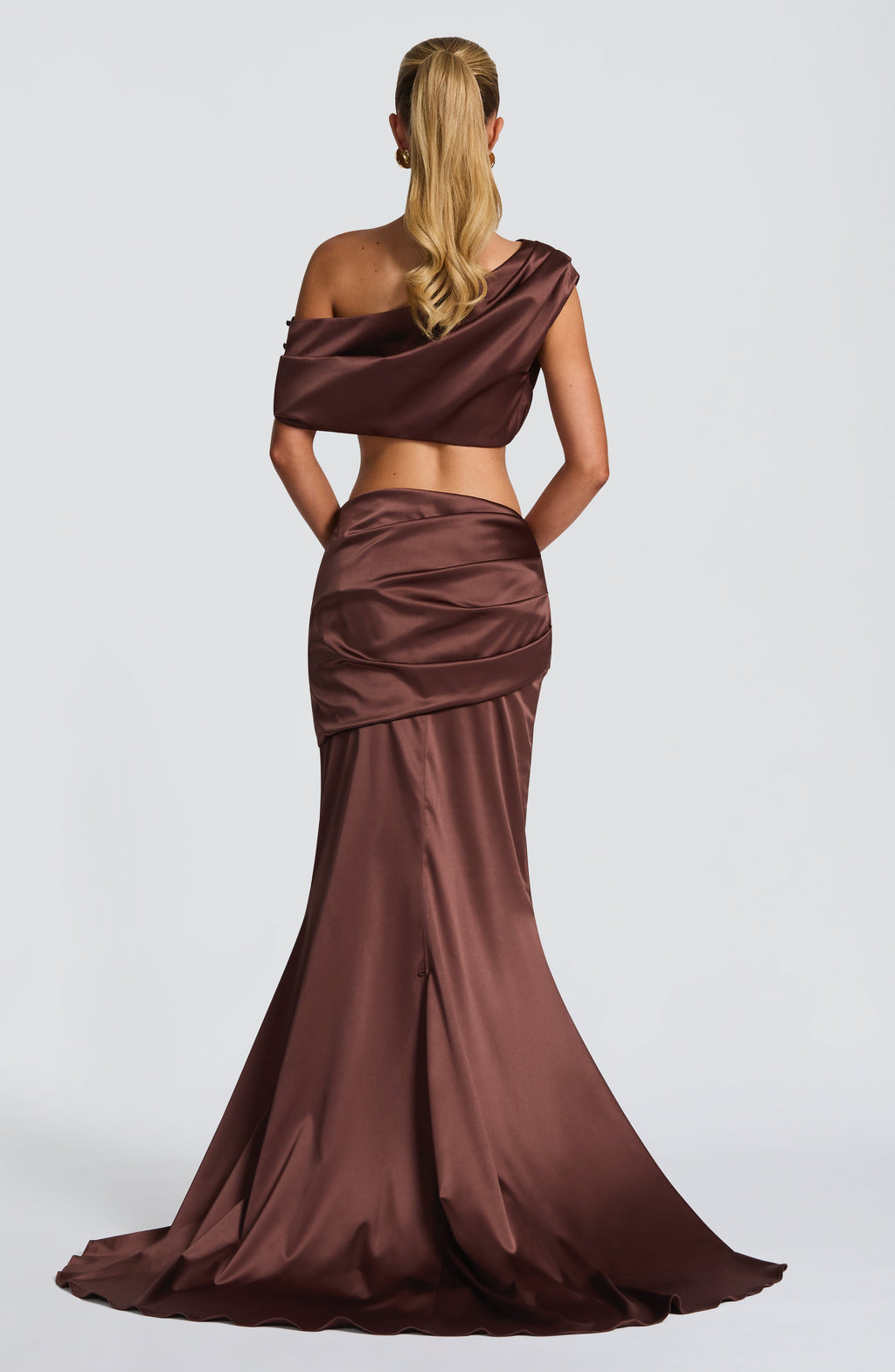 Flourenne Edwyna Top in Plum Brown